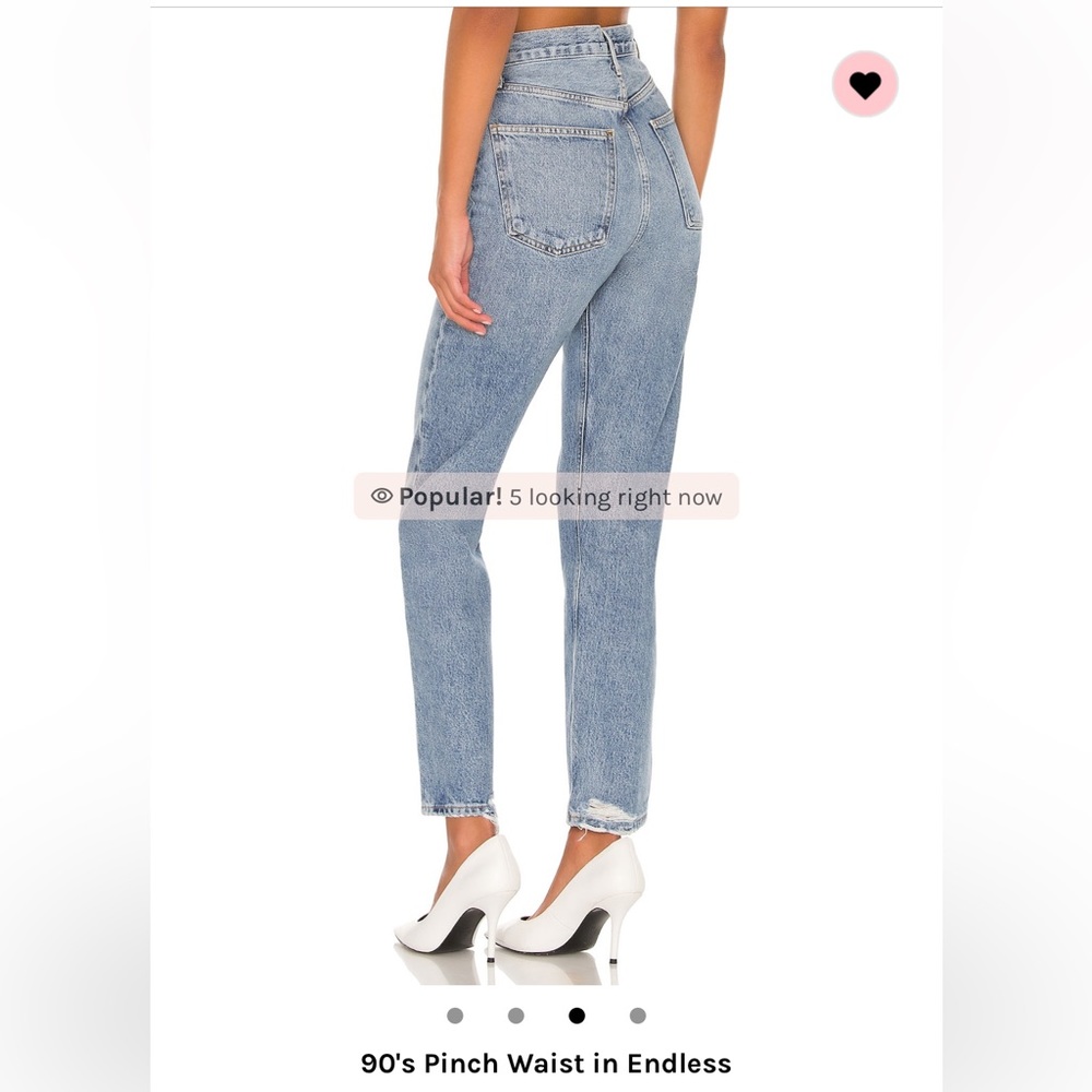 Agolde 90s pinch waist jean size 26